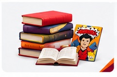 Livros, Revistas e Comics